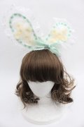 BABY,THE STARS SHINE BRIGHT / Easter Bunnyカチューシャ  ミント I-25-07-23-111-BA-AC-HD-ZI