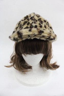 画像1: MILKBOY / レオパードファーキャップ  ブラウンＸ黒 I-25-07-23-112-MB-AC-HD-ZI