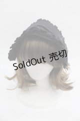 DimMoire / デニムベルトヘッドドレス  黒 I-25-07-23-113-LO-AC-HD-ZI