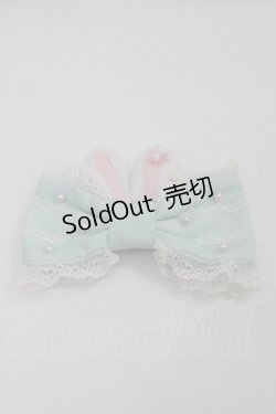 画像1: Angelic Pretty / リリカルバニーリボンバレッタ  ミント I-25-07-23-122-AP-AC-HD-ZI
