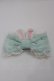 画像1: Angelic Pretty / リリカルバニーリボンバレッタ  ミント I-25-07-23-122-AP-AC-HD-ZI (1)