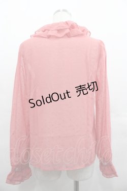 画像2: Emily Temple cute / ラメドットシースルーブラウス  ピンクＸゴールド I-25-07-23-003-ET-BL-HD-ZI