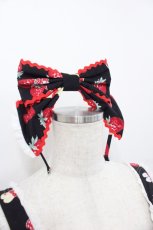 画像3: Angelic Pretty / Lyrical Bunny ParlorジャンパースカートSET  黒 I-25-07-27-057-AP-OP-HD-ZI (3)