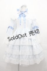 BABY,THE STARS SHINE BRIGHT / エリザベスワンピースセット  サックス I-25-07-27-058-BA-OP-HD-ZI