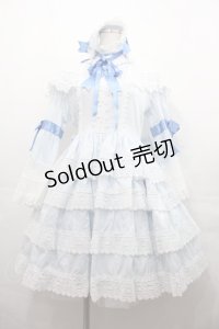 BABY,THE STARS SHINE BRIGHT / エリザベスワンピースセット  サックス I-25-07-27-058-BA-OP-HD-ZI