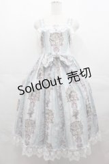 RoyalPrincessAlice / Rococo Rose Catジャンパースカート  サックス I-25-07-27-059-LO-OP-HD-ZI