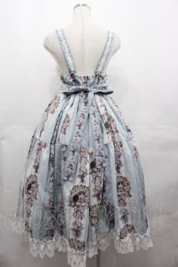 画像2: RoyalPrincessAlice / Rococo Rose Catジャンパースカート  サックス I-25-07-27-059-LO-OP-HD-ZI
