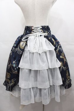 画像2: axes femme kawaii / クラシックオーシャンスカート  ネイビーＸゴールド I-25-07-27-088-AX-SK-HD-ZI
