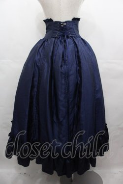 画像2: ATELIER PIERROT / Fairy Lace Corset Skirt 1 ネイビー I-25-07-27-094-EL-SK-HD-ZI