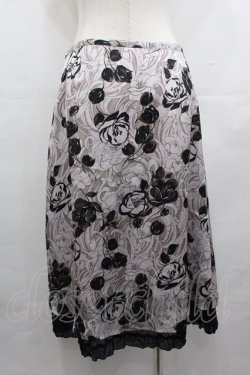 画像2: INGEBORG / 梅風プリントスカート M ピンクＸ黒 I-25-07-27-097-LO-SK-HD-ZI