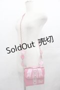 Angelic Pretty / Little Present Ribbonポシェット&パスケース  濃ピンク I-25-07-27-106-AP-BG-HD-ZI