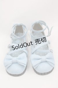 Angelic Pretty / Tea Partyシューズ S サックス I-25-07-27-111-AP-SH-HD-ZI