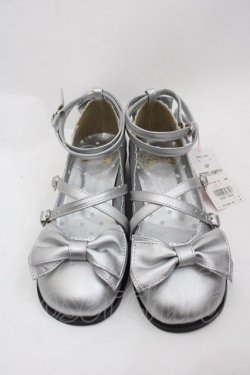 画像1: Angelic Pretty / Tea Partyシューズ M シルバー I-25-07-27-112-AP-SH-HD-ZI