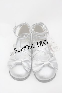 画像1: Angelic Pretty / Tea Partyシューズ M シルバー I-25-07-27-112-AP-SH-HD-ZI