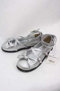 画像3: Angelic Pretty / Tea Partyシューズ M シルバー I-25-07-27-112-AP-SH-HD-ZI