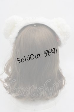 画像2: BABY,THE STARS SHINE BRIGHT / くみゃちゃんのふわふわくみゃみみファーカチューシャ  白Ｘピンク I-25-07-27-116-BA-AC-HD-ZI