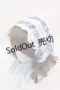 Angelic Pretty / おしゃまフリルヘッドドレス（タータン）  サックス I-25-07-27-118-AP-AC-HD-ZI
