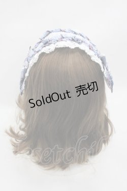 画像3: Angelic Pretty / おしゃまフリルヘッドドレス（タータン）  サックス I-25-07-27-118-AP-AC-HD-ZI