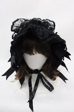 画像2: BABY,THE STARS SHINE BRIGHT / Holy Doll Memoirボンネット  黒 I-25-07-27-119-BA-AC-HD-ZI