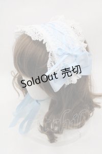 BABY,THE STARS SHINE BRIGHT / はしごレースのスピンドールヘッドドレス  サックス I-25-07-27-121-BA-AC-HD-ZI