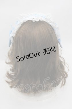 画像3: BABY,THE STARS SHINE BRIGHT / はしごレースのスピンドールヘッドドレス  サックス I-25-07-27-121-BA-AC-HD-ZI