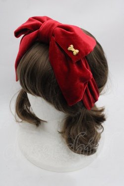 画像1: Angelic Pretty / Lady Ribbon　ヘアバンド  赤 I-25-07-27-122-AP-ZA-HD-ZI