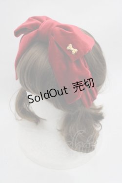 画像1: Angelic Pretty / Lady Ribbon　ヘアバンド  赤 I-25-07-27-122-AP-ZA-HD-ZI