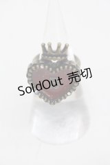 BABY,THE STARS SHINE BRIGHT / HEART TRUMPリング  赤Ｘアンティークゴールド I-25-07-27-125-BA-AC-HD-ZI