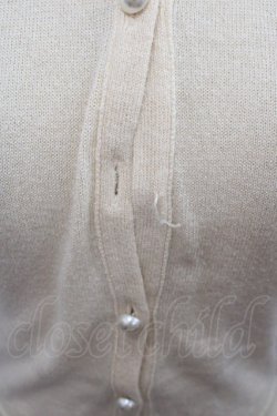 画像2: MILK / ロゴ刺繍ラメニットカーディガン  アイボリーラメ I-25-07-27-019-ML-TO-HD-ZI