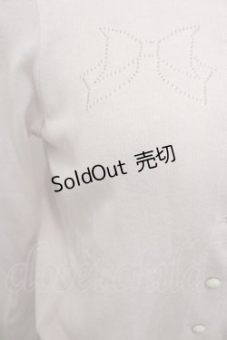 画像2: MILK / リボン透かしニットカーディガン  ラベンダー I-25-07-27-025-ML-TO-HD-ZI