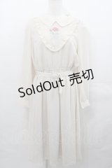 Fi.n.t / ローズミニブーケ刺繍シアーワンピース  アイボリー I-25-07-30-060-CA-OP-HD-ZI