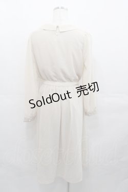 画像2: Fi.n.t / ローズミニブーケ刺繍シアーワンピース  アイボリー I-25-07-30-060-CA-OP-HD-ZI
