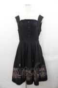 BPN / サーカス刺繍ワンピース M ブラック I-25-07-30-064-GO-OP-HD-ZI