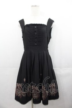 画像1: BPN / サーカス刺繍ワンピース M ブラック I-25-07-30-064-GO-OP-HD-ZI
