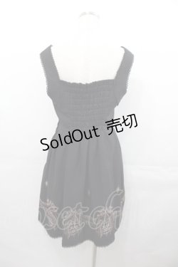 画像2: BPN / サーカス刺繍ワンピース M ブラック I-25-07-30-064-GO-OP-HD-ZI
