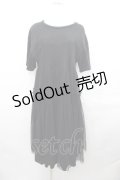Candy Stripper / LYRICAL TULLE DRESS  黒 I-25-07-30-065-PU-OP-HD-ZI