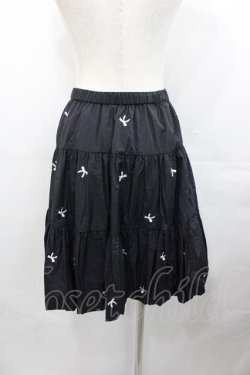 画像2: Candy Stripper / BABY RIBBON BALLOON SKIRT  黒Ｘ白 I-25-07-30-089-PU-SK-HD-ZI