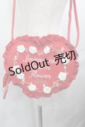 LIZ LISA / 刺繍ハートポシェット  赤Ｘ白 I-25-07-30-094-LO-BG-HD-ZI