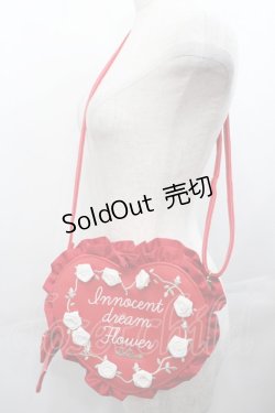 画像2: LIZ LISA / 刺繍ハートポシェット  赤Ｘ白 I-25-07-30-094-LO-BG-HD-ZI