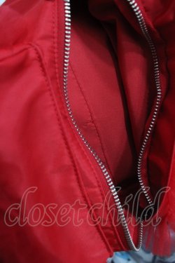画像3: Candy Stripper / OVERLAPPED FRILL WAIST BAG  レッド I-25-07-30-096-PU-BG-HD-ZI