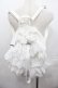 画像1: Candy Stripper / SUGARY LACY KNAPSACK　バックパック  白 I-25-07-30-097-PU-BG-HD-ZI (1)