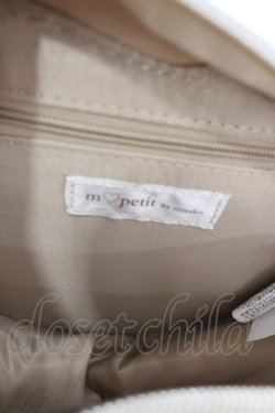 画像3: m petit by misako / ハートポシェット  アイボリー I-25-07-30-099-LO-BG-HD-ZI