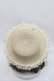 画像2: Enchantlic Enchantilly / ストーンリボン麦わらハット  ブラウン I-25-07-30-107-LO-AC-HD-ZI (2)