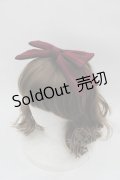LOLITAその他(お買取対象外) / リボンカチューシャ  ボルドー I-25-07-30-115-LO-AC-HD-ZI