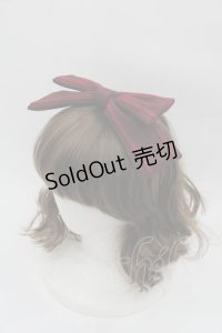 LOLITAその他(お買取対象外) / リボンカチューシャ  ボルドー I-25-07-30-115-LO-AC-HD-ZI