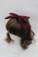 画像1: LOLITAその他(お買取対象外) / リボンカチューシャ  ボルドー I-25-07-30-115-LO-AC-HD-ZI (1)