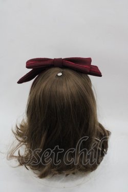 画像2: LOLITAその他(お買取対象外) / リボンカチューシャ  ボルドー I-25-07-30-115-LO-AC-HD-ZI