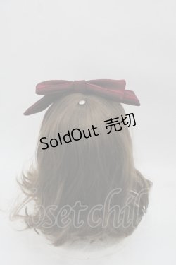 画像2: LOLITAその他(お買取対象外) / リボンカチューシャ  ボルドー I-25-07-30-115-LO-AC-HD-ZI