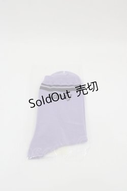 画像1: Candy Stripper / CANDYソックス  ラベンダー I-25-07-30-119-PU-ZA-HD-ZI