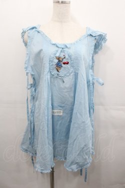 画像1: PINK HOUSE / PETER RABBIT TABLIER  サックス I-25-07-30-029-LO-TO-HD-ZI